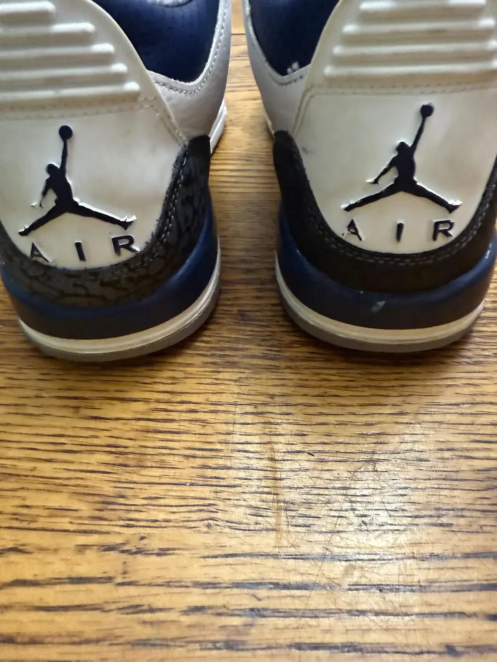 Air Jordan 3 Retro Shoes Mens Size 6.5Y OG Midnight Navy DM0967-140 Sneakers